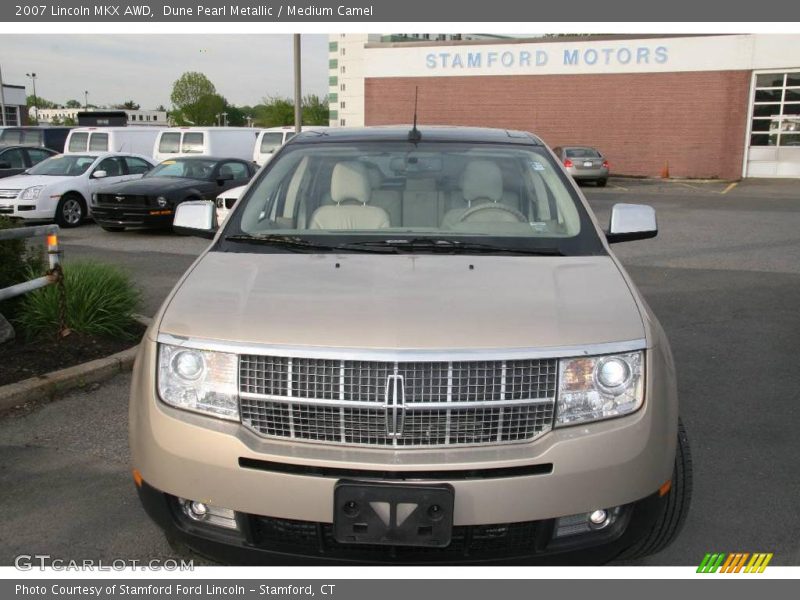 Dune Pearl Metallic / Medium Camel 2007 Lincoln MKX AWD