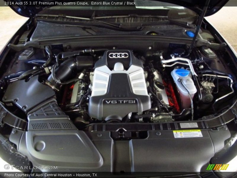 Estoril Blue Crystal / Black 2014 Audi S5 3.0T Premium Plus quattro Coupe