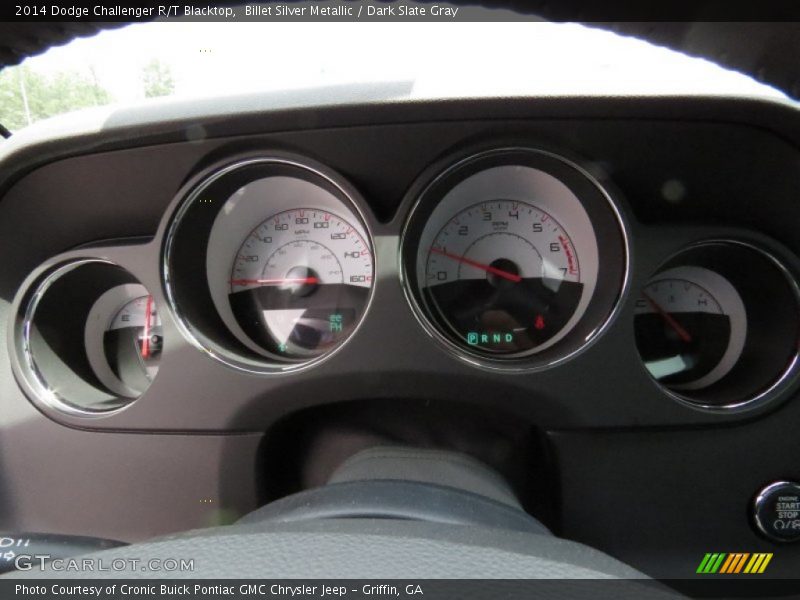 Billet Silver Metallic / Dark Slate Gray 2014 Dodge Challenger R/T Blacktop