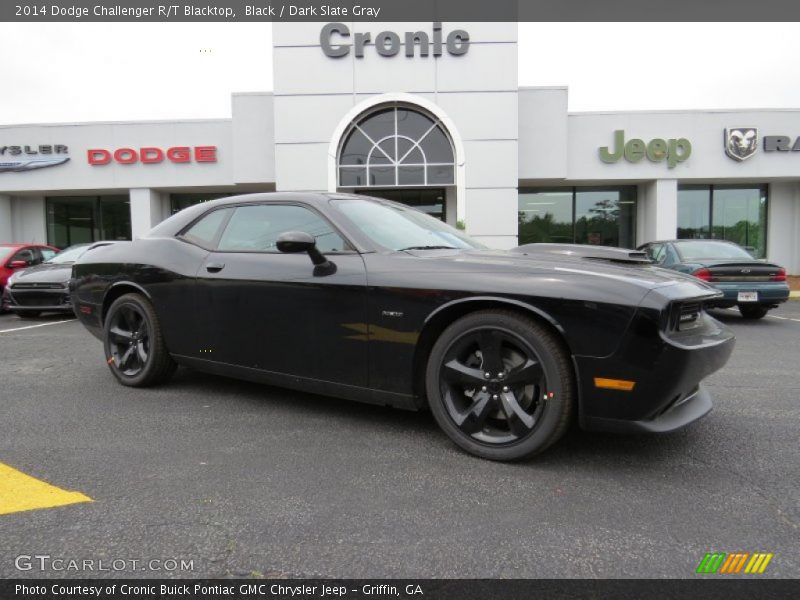 Black / Dark Slate Gray 2014 Dodge Challenger R/T Blacktop