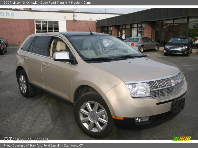 Dune Pearl Metallic / Medium Camel 2007 Lincoln MKX AWD