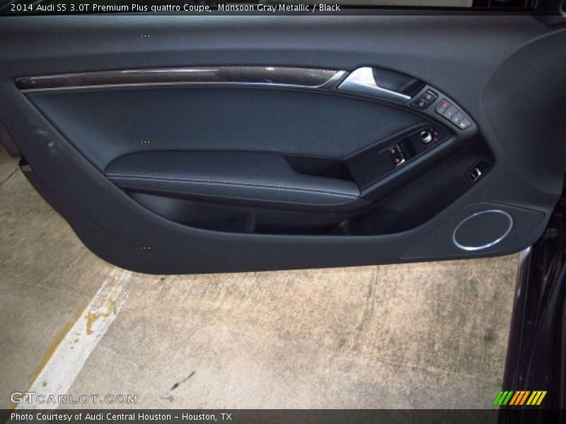 Monsoon Gray Metallic / Black 2014 Audi S5 3.0T Premium Plus quattro Coupe