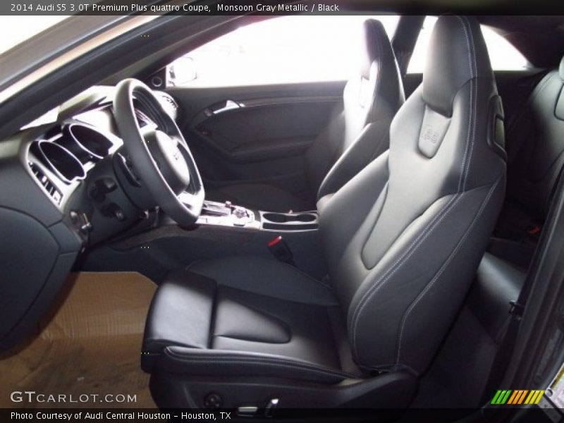 Monsoon Gray Metallic / Black 2014 Audi S5 3.0T Premium Plus quattro Coupe