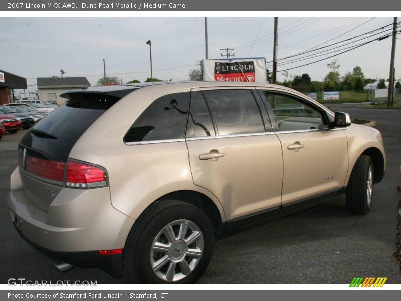 Dune Pearl Metallic / Medium Camel 2007 Lincoln MKX AWD