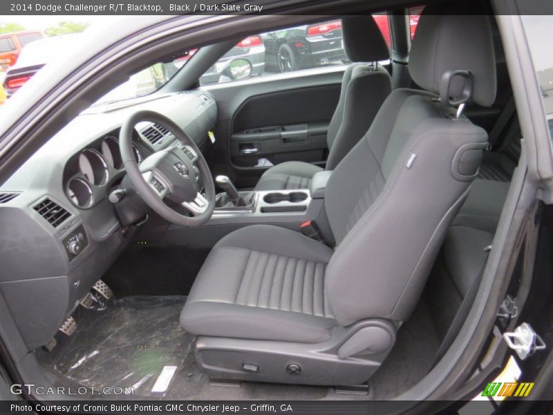 Black / Dark Slate Gray 2014 Dodge Challenger R/T Blacktop