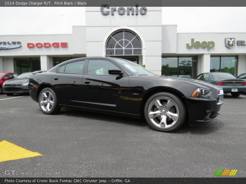 Pitch Black / Black 2014 Dodge Charger R/T