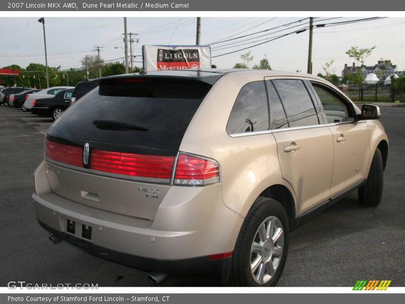 Dune Pearl Metallic / Medium Camel 2007 Lincoln MKX AWD