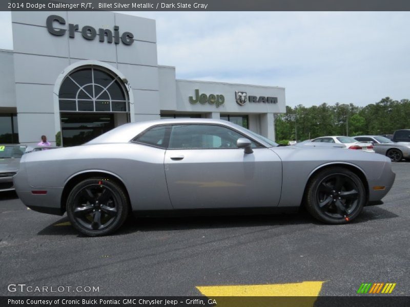 Billet Silver Metallic / Dark Slate Gray 2014 Dodge Challenger R/T