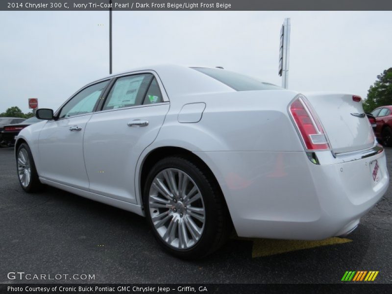 Ivory Tri-Coat Pearl / Dark Frost Beige/Light Frost Beige 2014 Chrysler 300 C