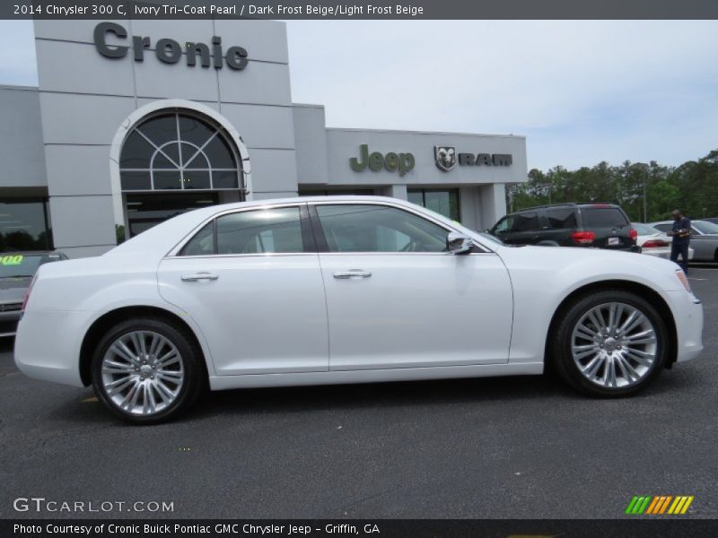 Ivory Tri-Coat Pearl / Dark Frost Beige/Light Frost Beige 2014 Chrysler 300 C
