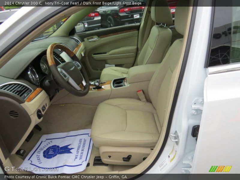Ivory Tri-Coat Pearl / Dark Frost Beige/Light Frost Beige 2014 Chrysler 300 C