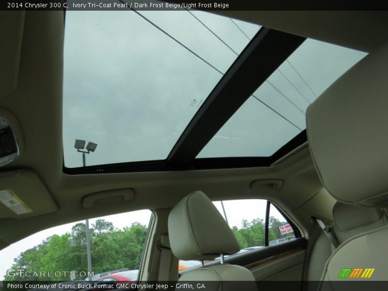 Ivory Tri-Coat Pearl / Dark Frost Beige/Light Frost Beige 2014 Chrysler 300 C