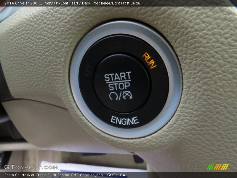 Ivory Tri-Coat Pearl / Dark Frost Beige/Light Frost Beige 2014 Chrysler 300 C