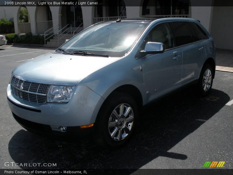 Light Ice Blue Metallic / Light Camel 2008 Lincoln MKX