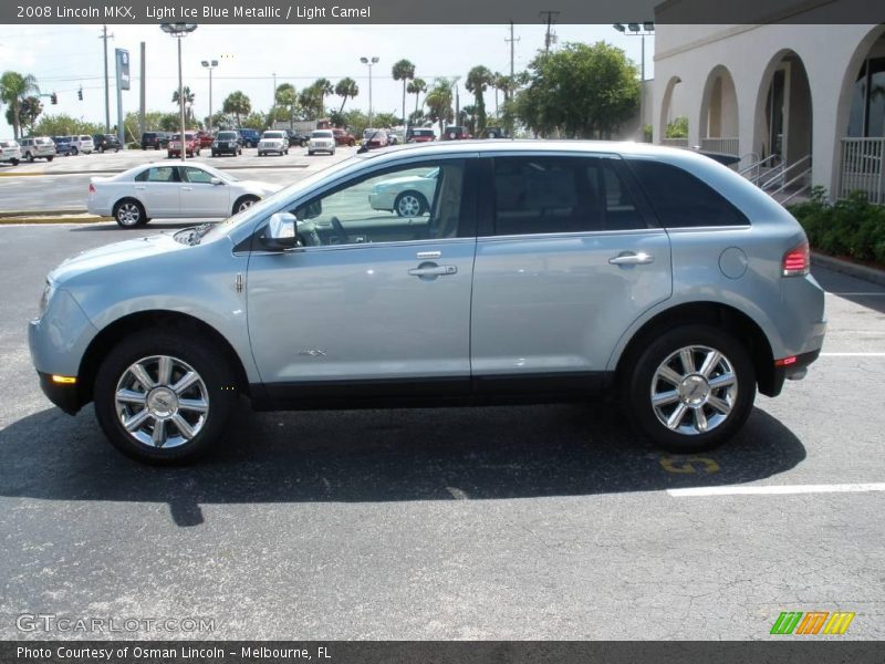 Light Ice Blue Metallic / Light Camel 2008 Lincoln MKX