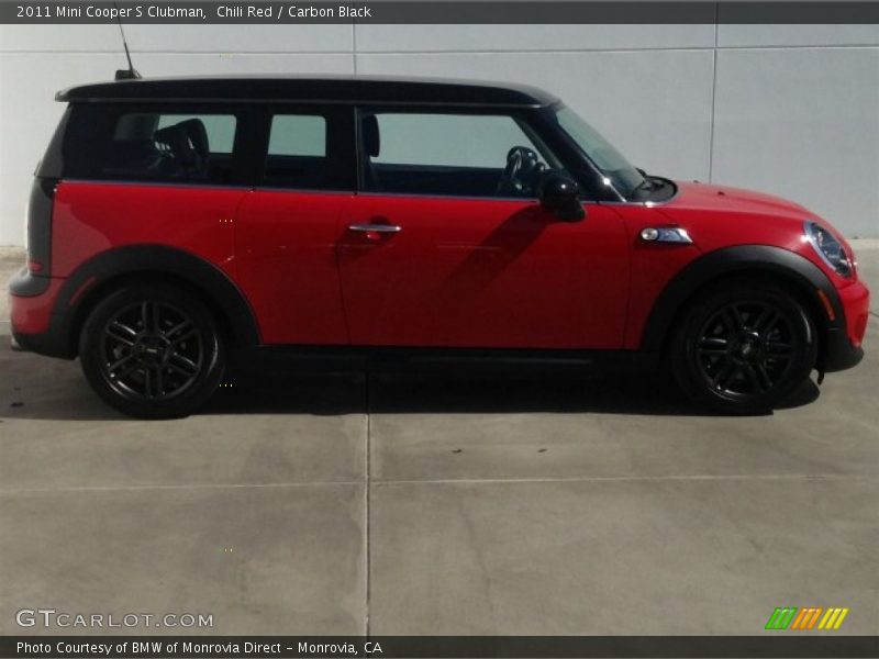 Chili Red / Carbon Black 2011 Mini Cooper S Clubman