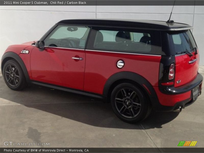Chili Red / Carbon Black 2011 Mini Cooper S Clubman