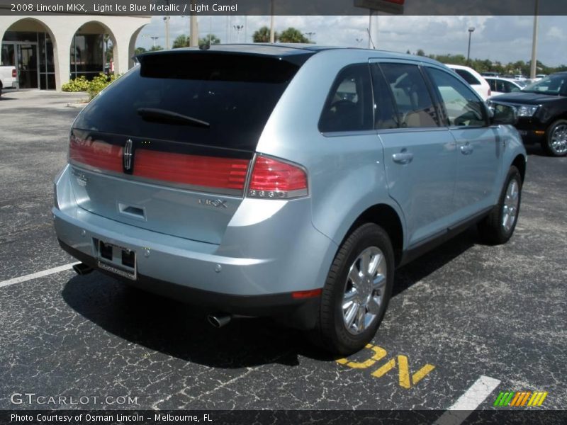 Light Ice Blue Metallic / Light Camel 2008 Lincoln MKX