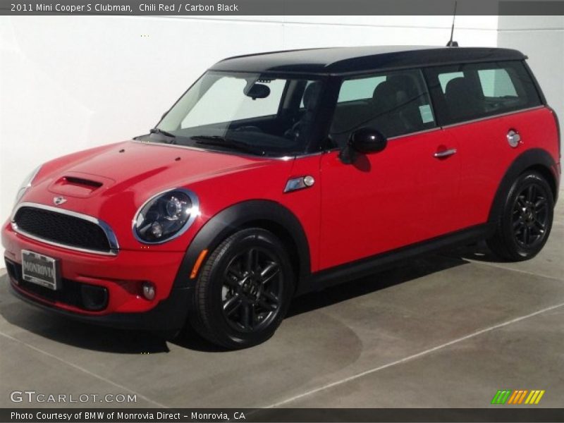 Chili Red / Carbon Black 2011 Mini Cooper S Clubman