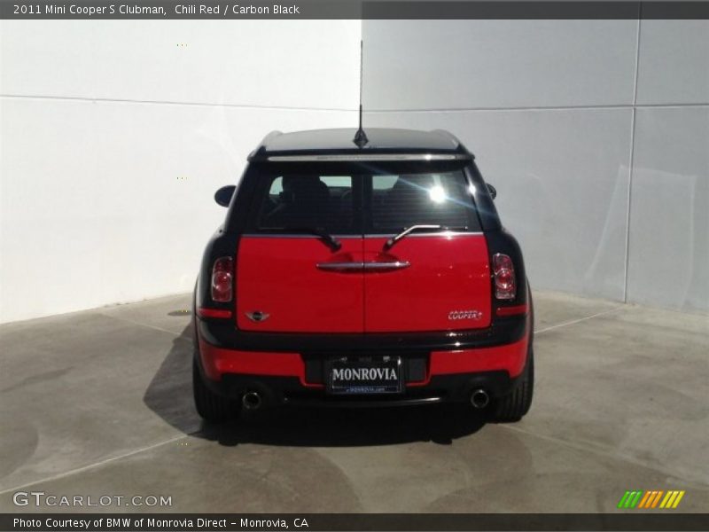 Chili Red / Carbon Black 2011 Mini Cooper S Clubman