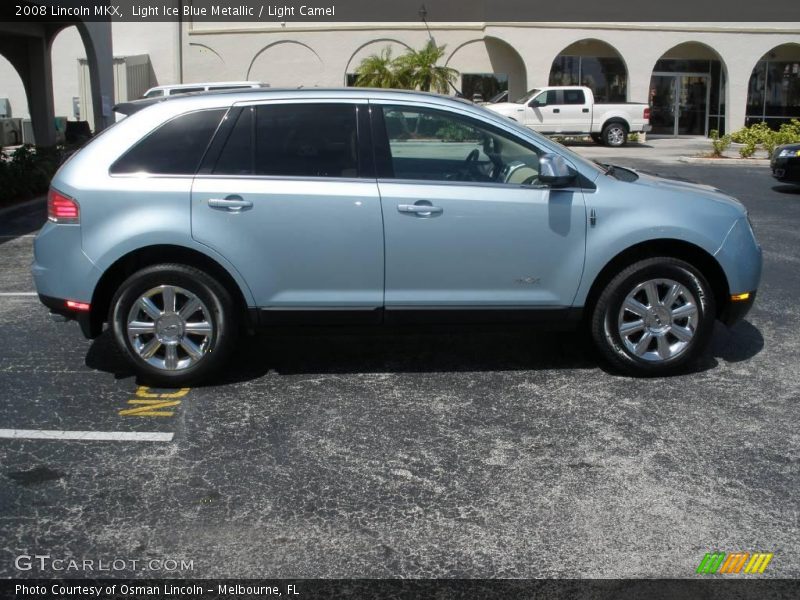 Light Ice Blue Metallic / Light Camel 2008 Lincoln MKX