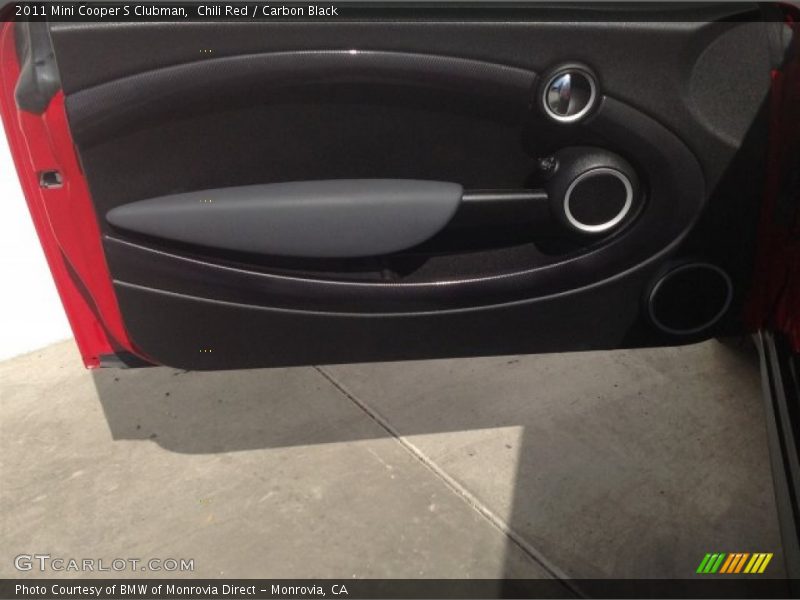 Chili Red / Carbon Black 2011 Mini Cooper S Clubman