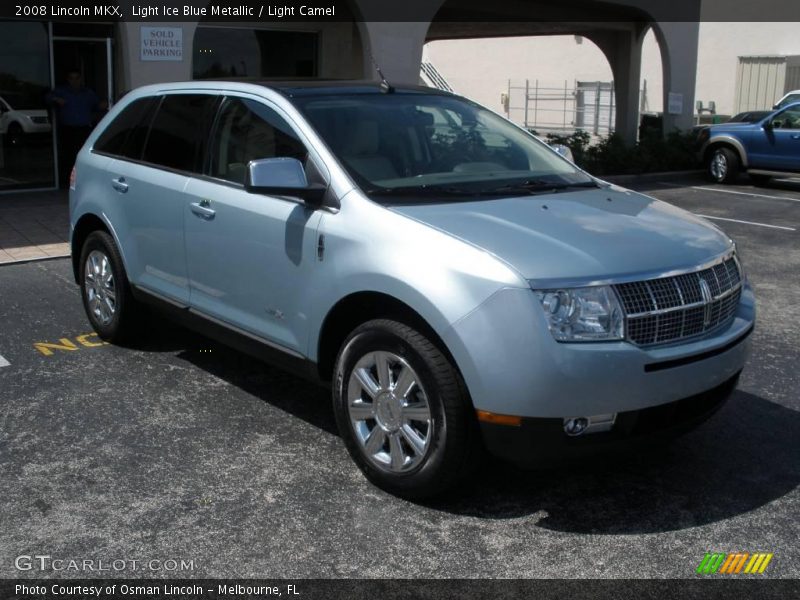 Light Ice Blue Metallic / Light Camel 2008 Lincoln MKX
