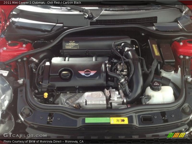 Chili Red / Carbon Black 2011 Mini Cooper S Clubman