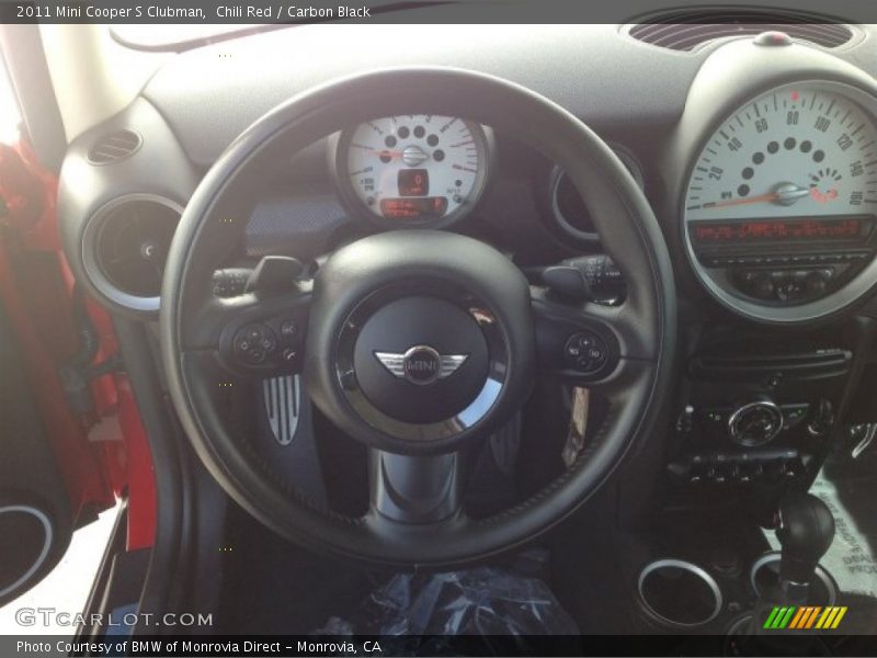 Chili Red / Carbon Black 2011 Mini Cooper S Clubman