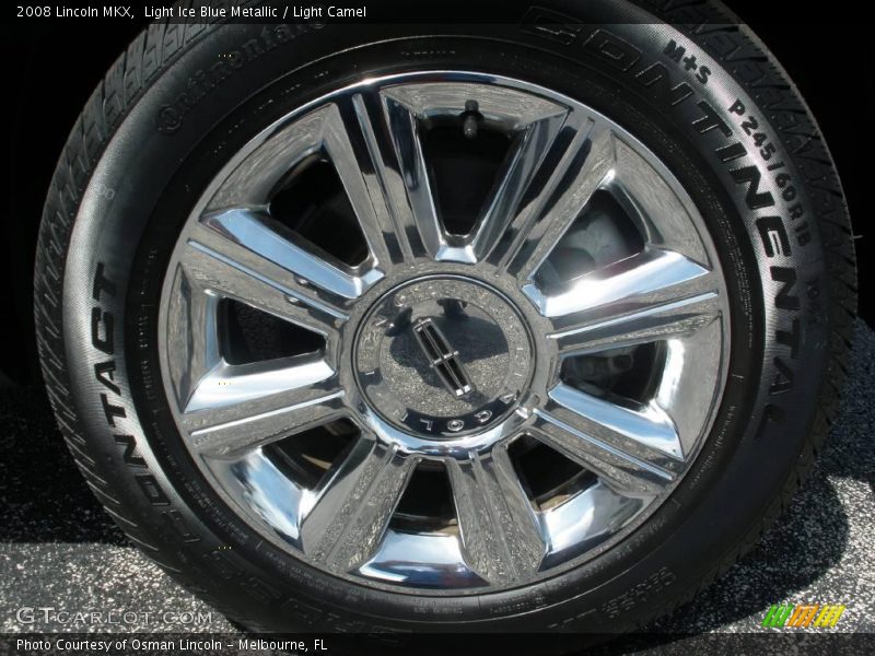 Light Ice Blue Metallic / Light Camel 2008 Lincoln MKX