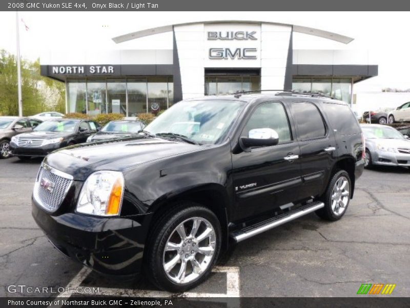 Onyx Black / Light Tan 2008 GMC Yukon SLE 4x4