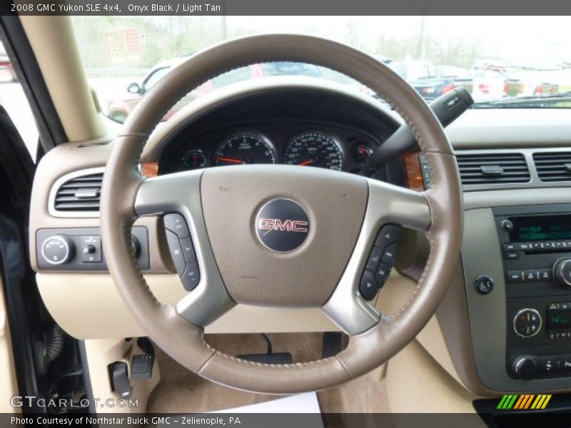 Onyx Black / Light Tan 2008 GMC Yukon SLE 4x4