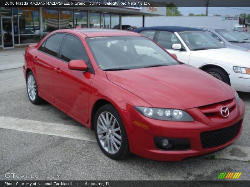 Velocity Red Mica / Black 2006 Mazda MAZDA6 MAZDASPEED6 Grand Touring