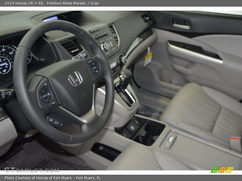 Polished Metal Metallic / Gray 2014 Honda CR-V EX