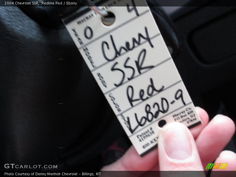 Redline Red / Ebony 2004 Chevrolet SSR