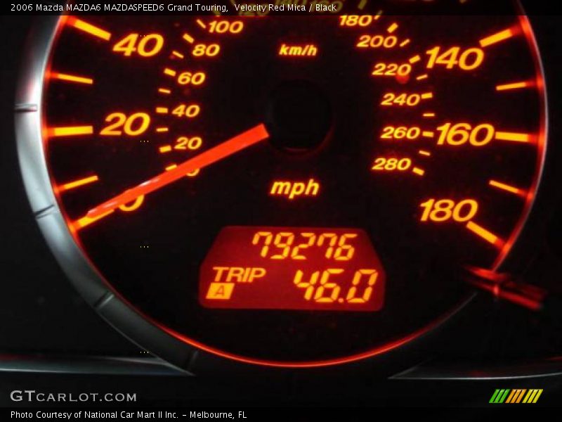 Velocity Red Mica / Black 2006 Mazda MAZDA6 MAZDASPEED6 Grand Touring
