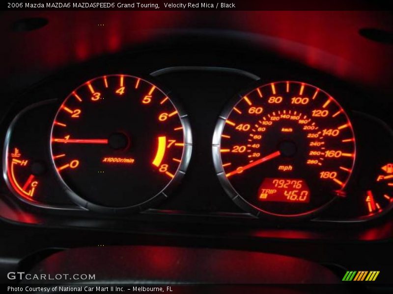 Velocity Red Mica / Black 2006 Mazda MAZDA6 MAZDASPEED6 Grand Touring