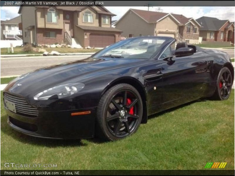 Jet Black / Obsidian Black 2007 Aston Martin V8 Vantage