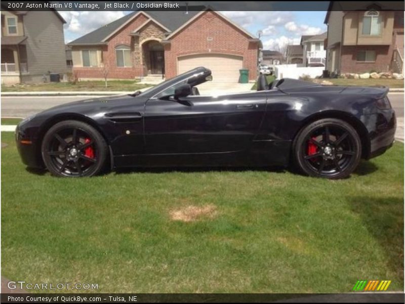 Jet Black / Obsidian Black 2007 Aston Martin V8 Vantage