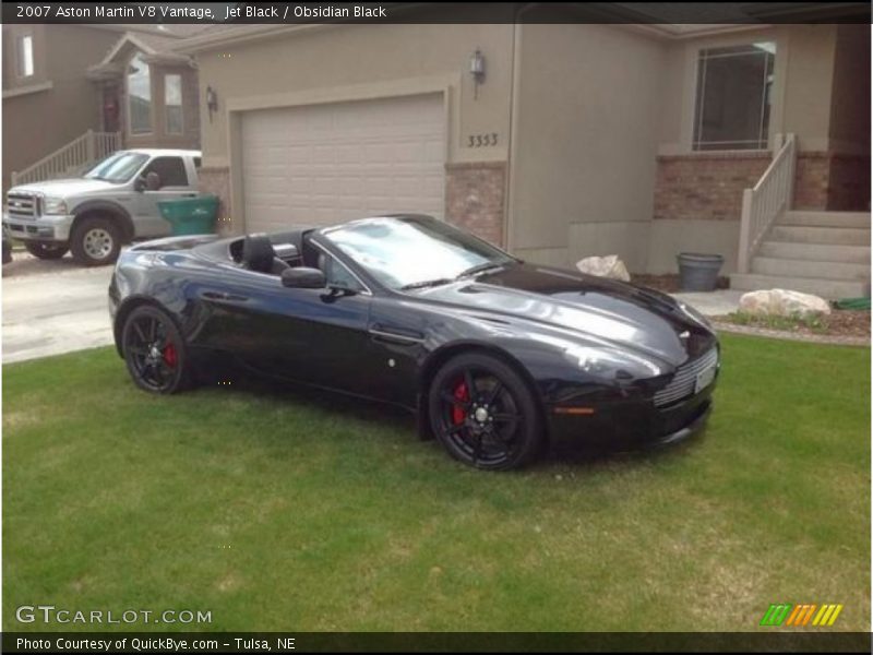 Jet Black / Obsidian Black 2007 Aston Martin V8 Vantage