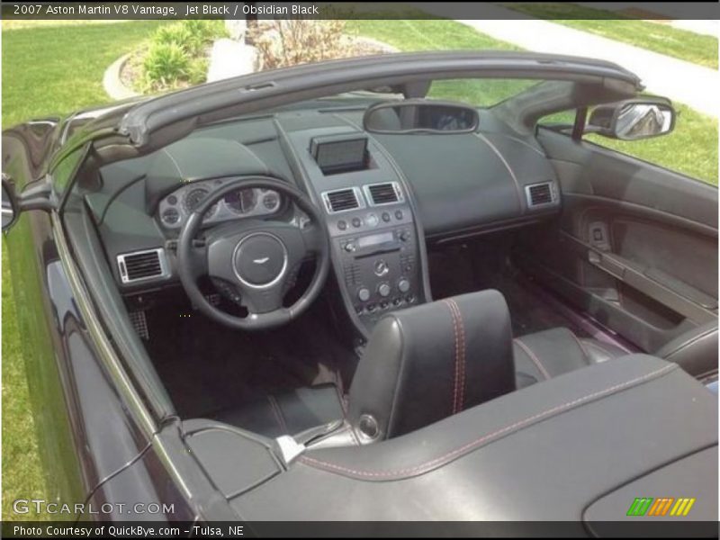 Jet Black / Obsidian Black 2007 Aston Martin V8 Vantage
