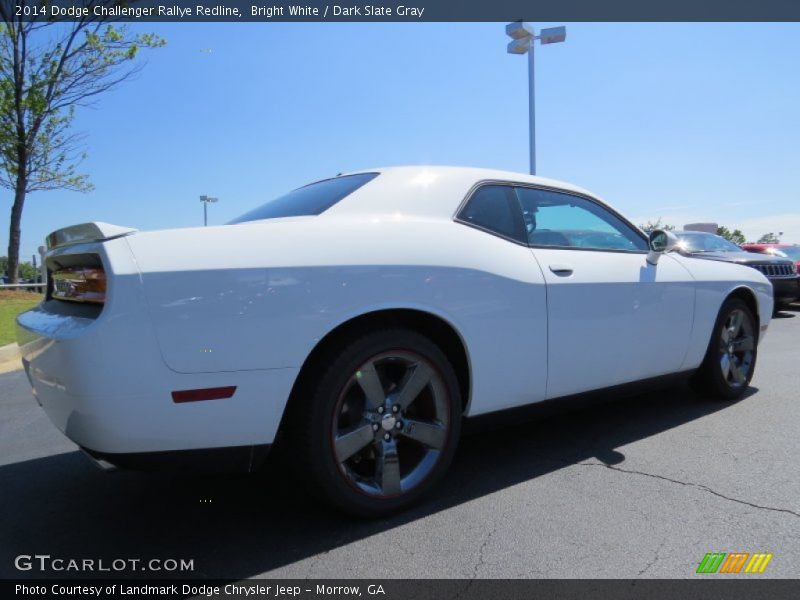 Bright White / Dark Slate Gray 2014 Dodge Challenger Rallye Redline