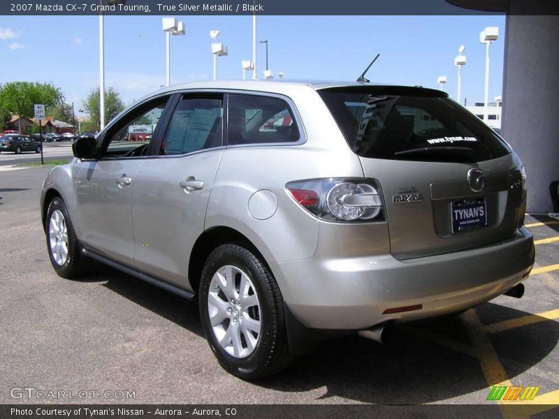 True Silver Metallic / Black 2007 Mazda CX-7 Grand Touring