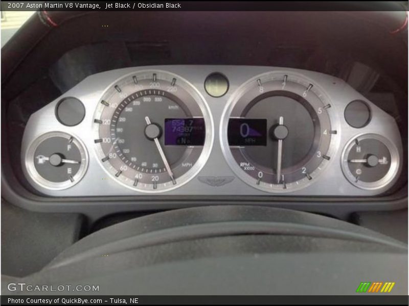 2007 V8 Vantage   Gauges