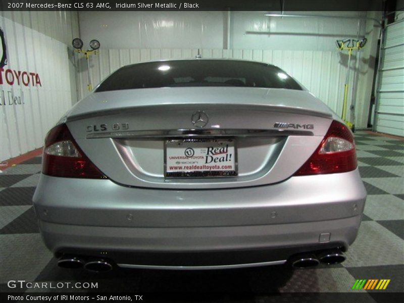 Iridium Silver Metallic / Black 2007 Mercedes-Benz CLS 63 AMG