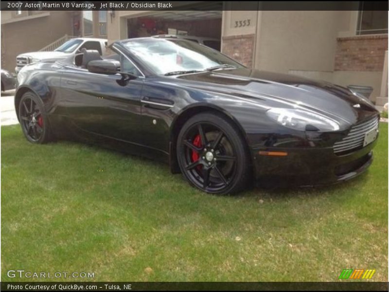 Jet Black / Obsidian Black 2007 Aston Martin V8 Vantage