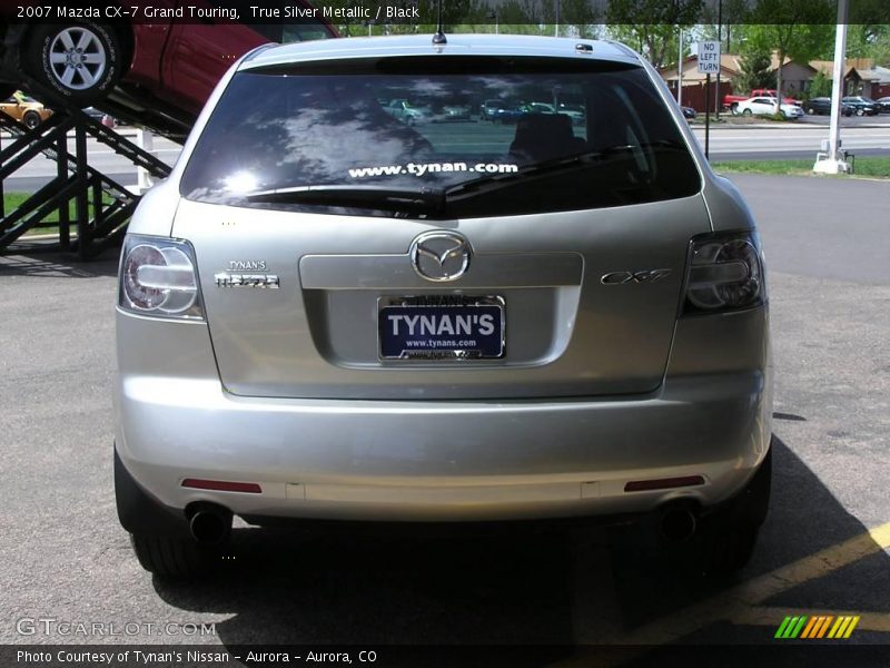 True Silver Metallic / Black 2007 Mazda CX-7 Grand Touring