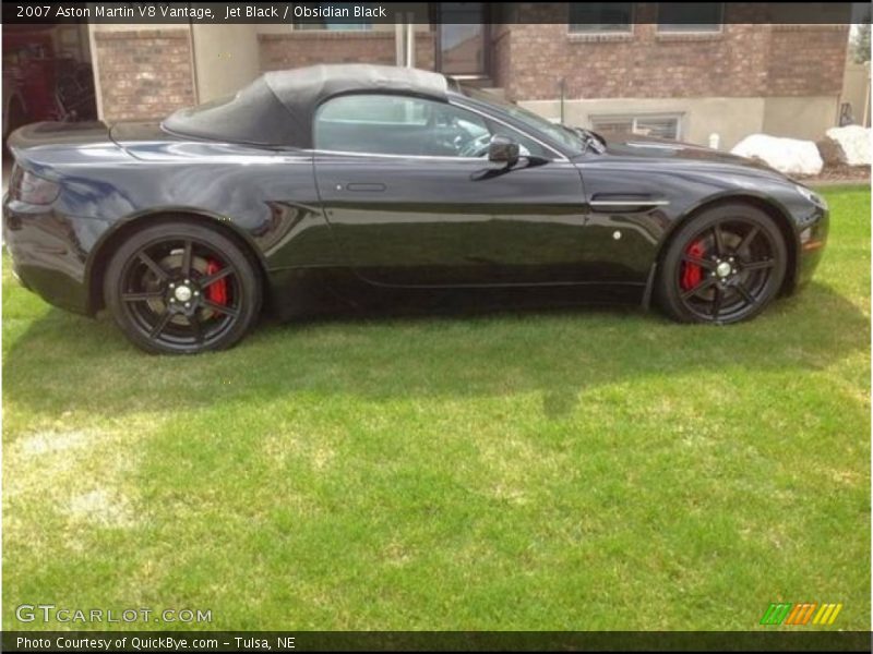 Jet Black / Obsidian Black 2007 Aston Martin V8 Vantage