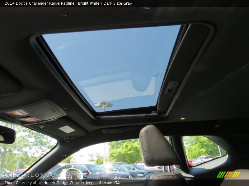 Bright White / Dark Slate Gray 2014 Dodge Challenger Rallye Redline