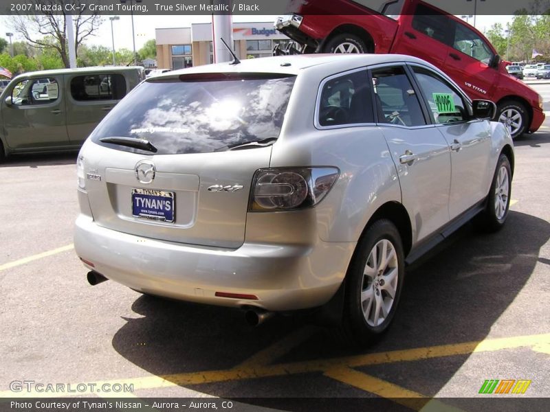 True Silver Metallic / Black 2007 Mazda CX-7 Grand Touring